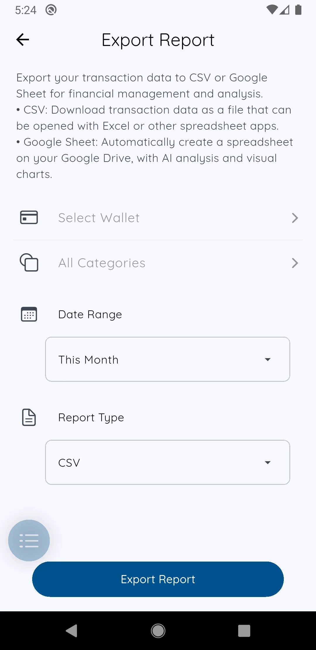 Supported formats