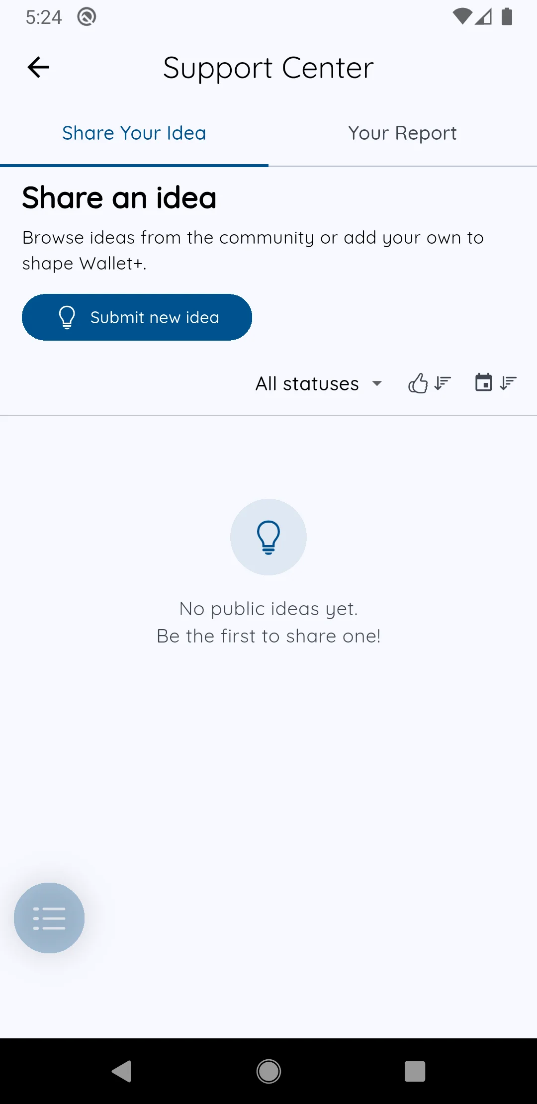 Share an idea